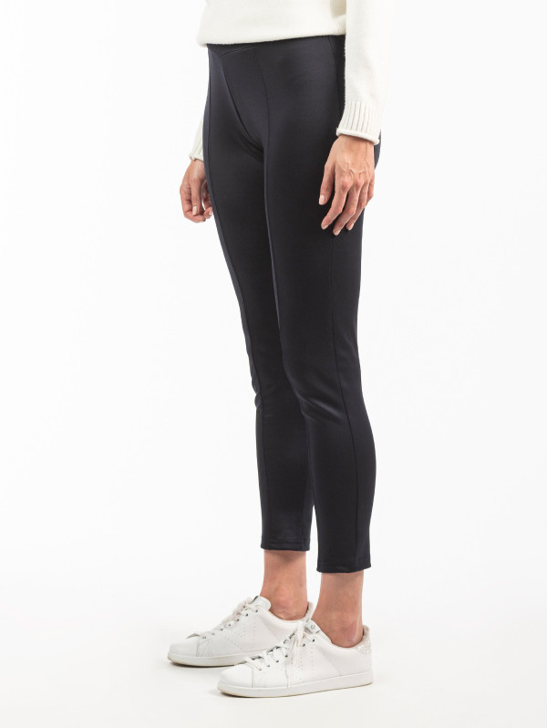 Jegging femme scuba uni taille élastiquée | MaBoutiquePlus