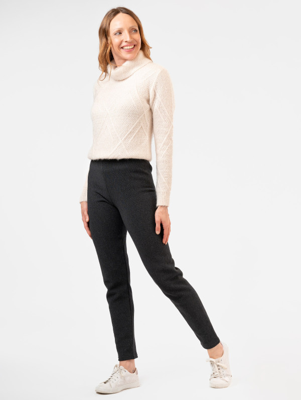 Legging femme uni côtelé | MaBoutiquePlus