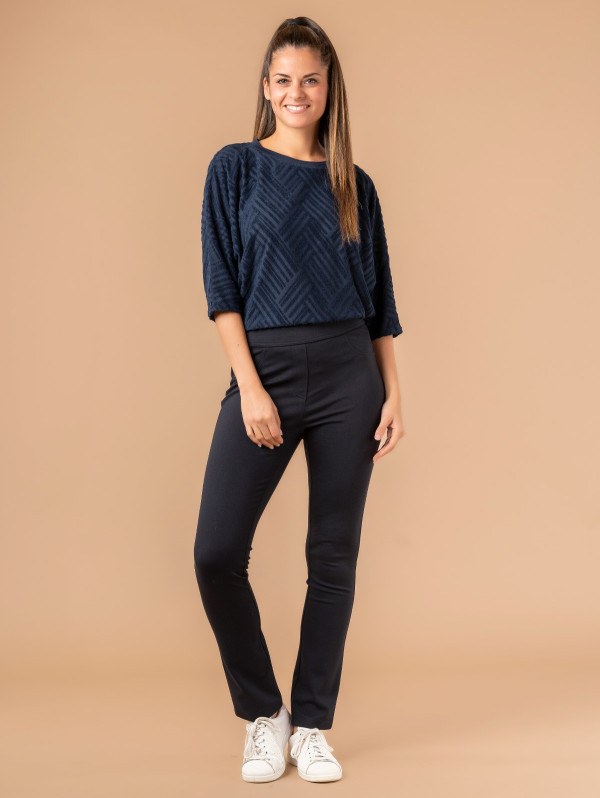 Legging femme maille milano clous fantaisie | MaBoutiquePlus