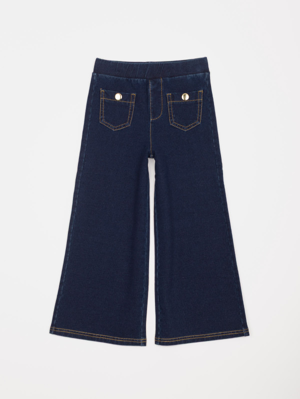 Pantalon fille effet denim bootcut | MaBoutiquePlus