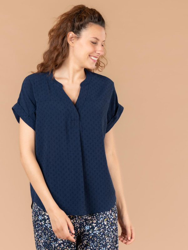 Top jacquard fantaisie | MaBoutiquePlus