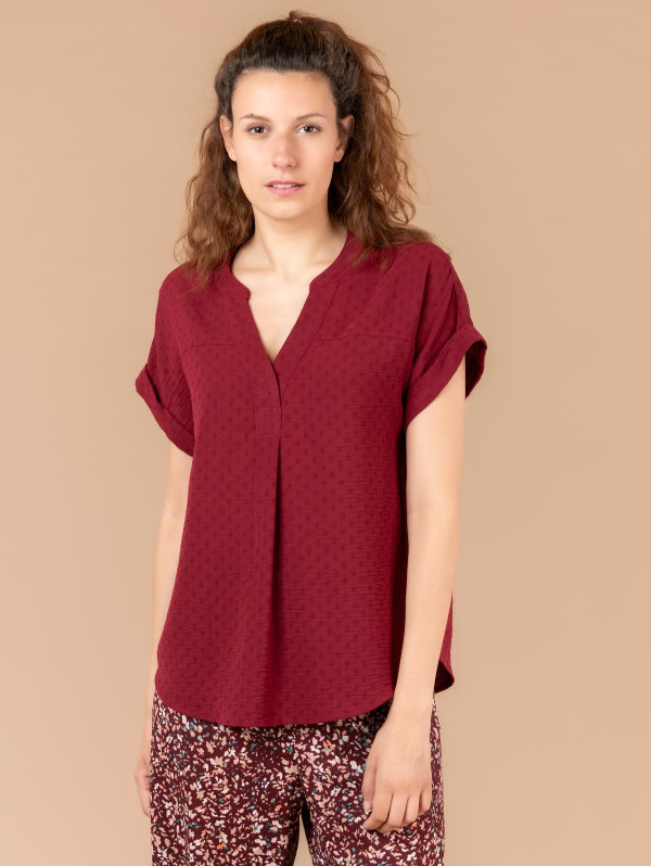 Top jacquard fantaisie | MaBoutiquePlus
