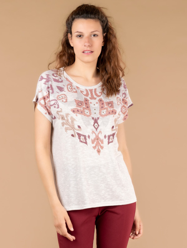 Top ethnique clous strass | MaBoutiquePlus