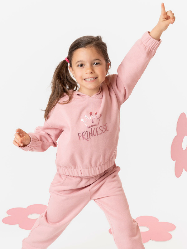 Sweat à capuche fille "Princesse" | MaBoutiquePlus