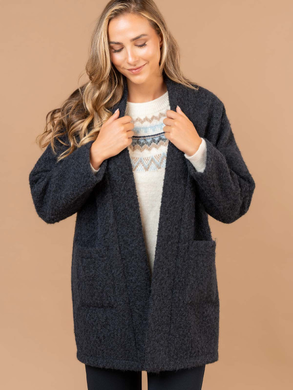Manteau femme maille | MaBoutiquePlus