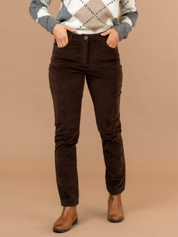 Pantalon femme velours côtelé | MaBoutiquePlus