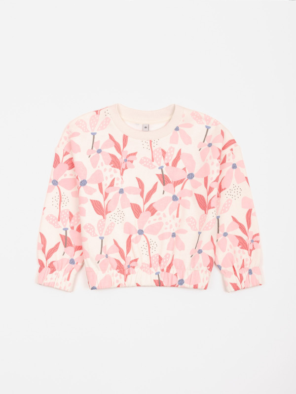 Sweat fille imprimé fleuri | MaBoutiquePlus