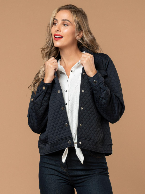 Veste courte matelassée femme | MaBoutiquePlus