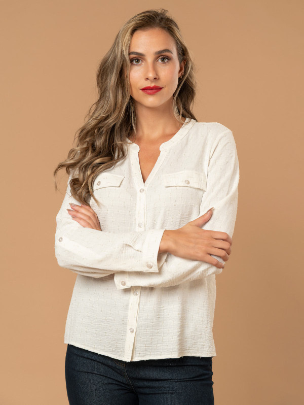 Chemise femme plumetis | MaBoutiquePlus