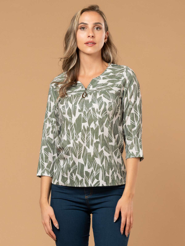 Top femme imprimé graphique | MaBoutiquePlus