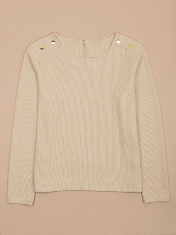 Top femme maille côtelée | MaBoutiquePlus