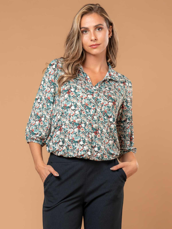 Chemise femme imprimé fleuri | MaBoutiquePlus