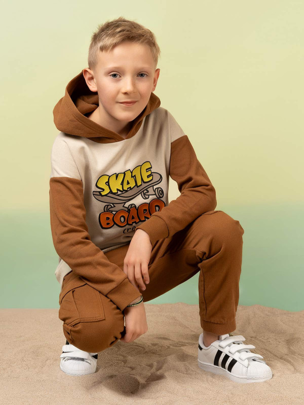 Sweat à capuche garçon "Skate Board" | MaBoutiquePlus