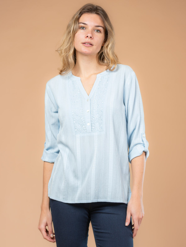 Blouse femme jacquard fantaisie | MaBoutiquePlus