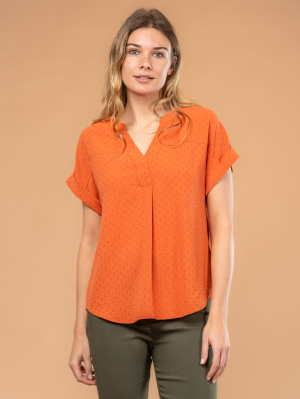 Blouse jacquard fantaisie | MaBoutiquePlus