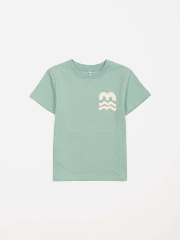 Tee-shirt uni garçon vagues | MaBoutiquePlus