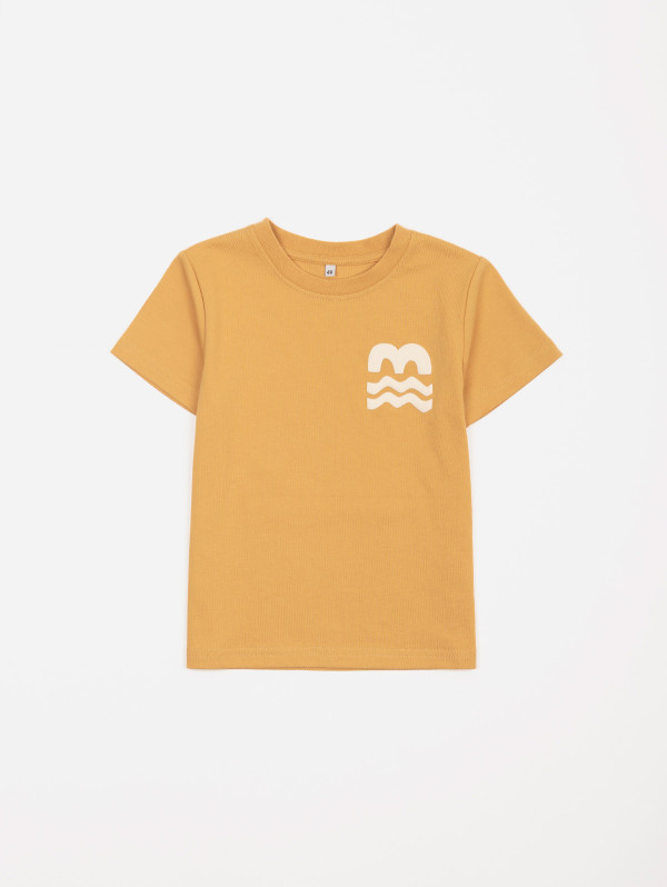 Tee-shirt uni garçon vagues | MaBoutiquePlus