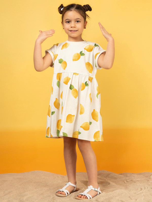 Robe fille imprimé fruits | MaBoutiquePlus