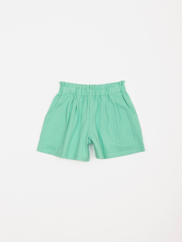 Short fille maille gauffrée | MaBoutiquePlus
