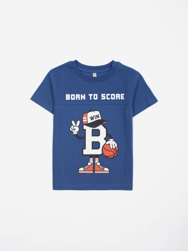 Tee-shirt garçon "Born To Score" | MaBoutiquePlus
