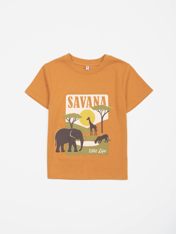 Tee-shirt garçon savane | MaBoutiquePlus