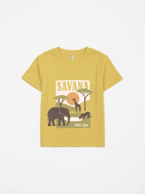 Tee-shirt garçon savane | MaBoutiquePlus