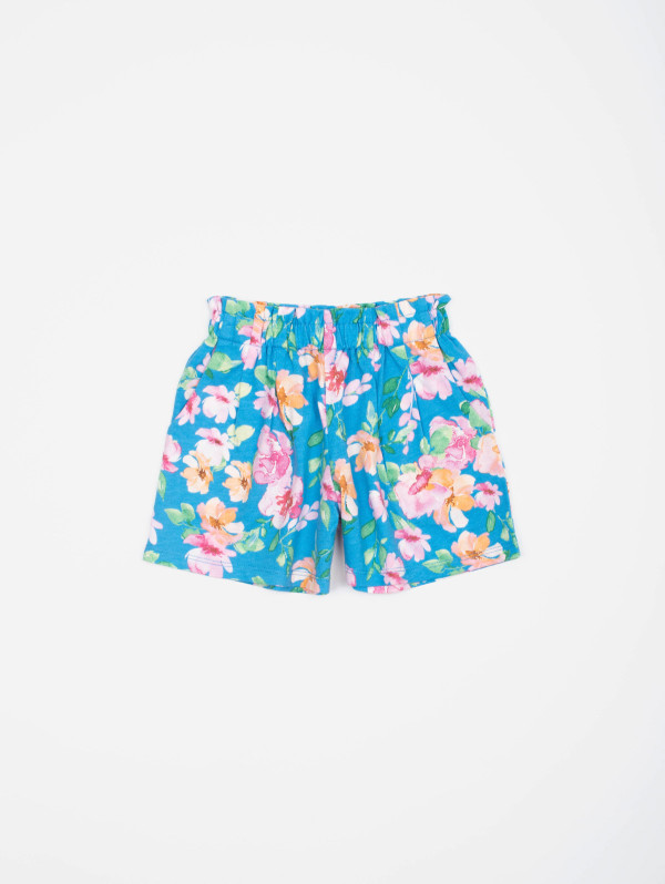 Short fille imprimé fleuri | MaBoutiquePlus