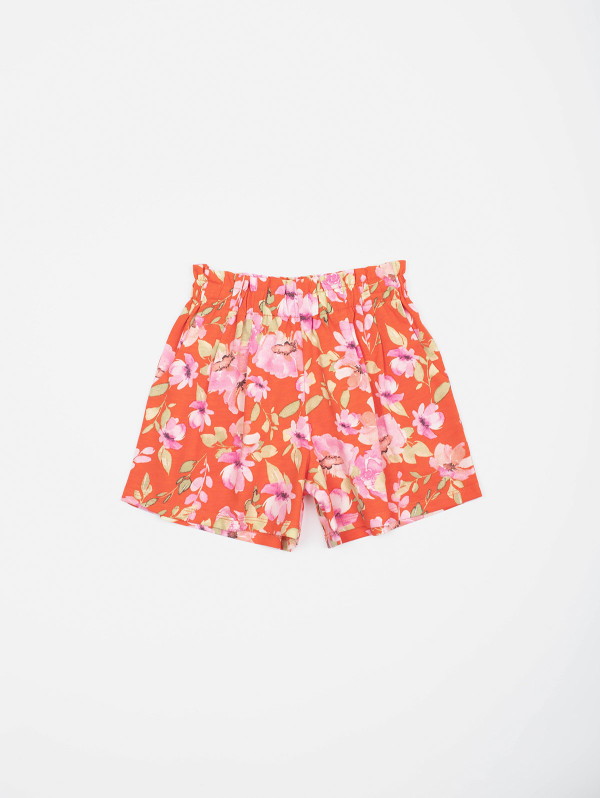 Short fille imprimé fleuri | MaBoutiquePlus