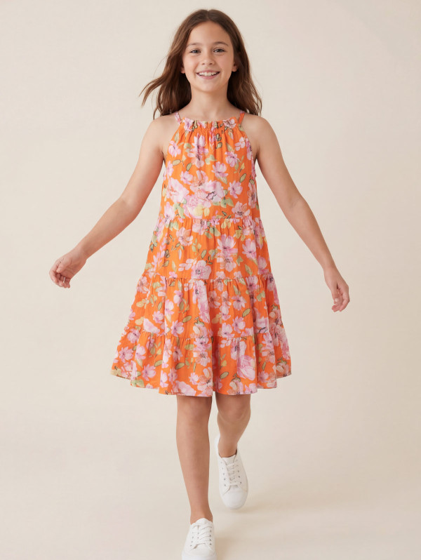 Robe fille imprimé fleuri | MaBoutiquePlus