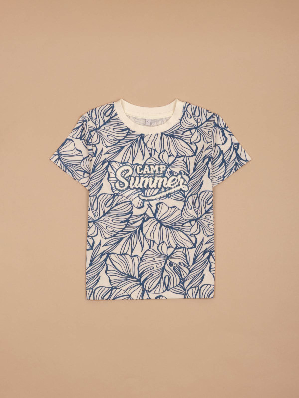 Tee-shirt garçon imprimé tropical | MaBoutiquePlus
