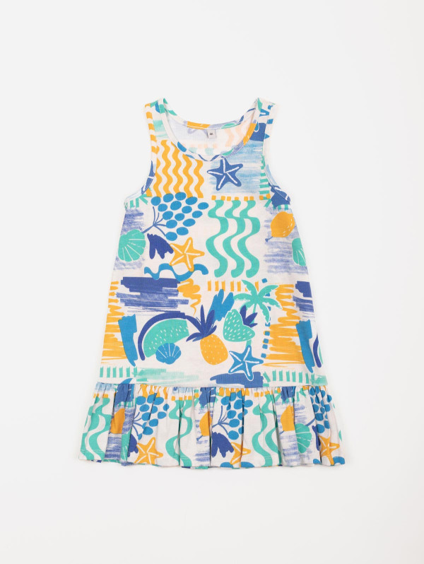 Robe fille imprimé patchwork | MaBoutiquePlus