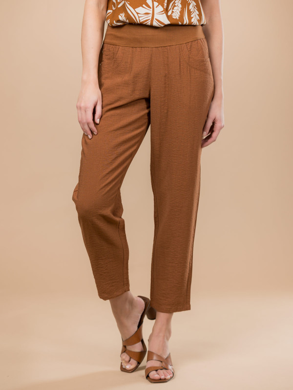 Pantalon femme effet froissé | MaBoutiquePlus