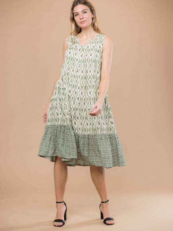 Robe femme mix motifs | MaBoutiquePlus