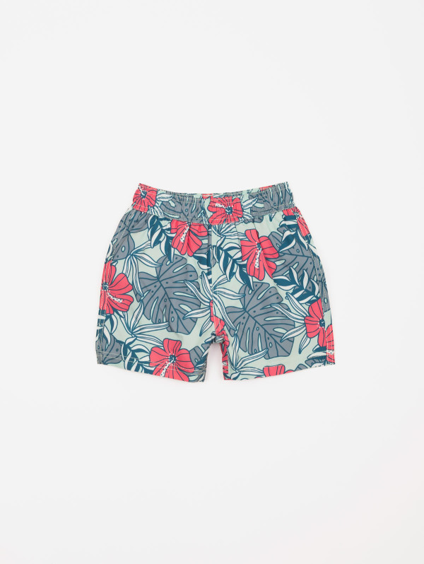 Short de bain garçon imprimé tropical | MaBoutiquePlus