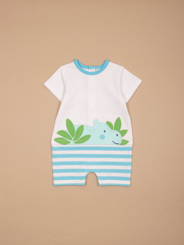 Combishort rayé bébé-garçon hippo | MaBoutiquePlus