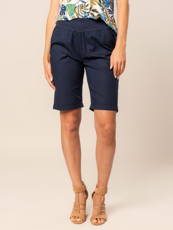 Bermuda femme poches strass | MaBoutiquePlus