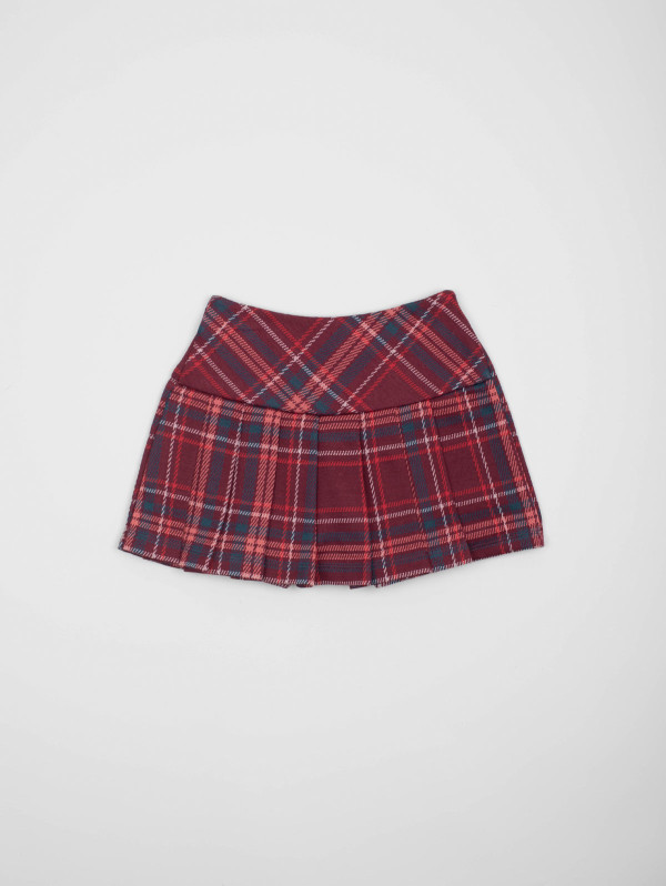 Jupe-short fille carreaux/vichy | MaBoutiquePlus