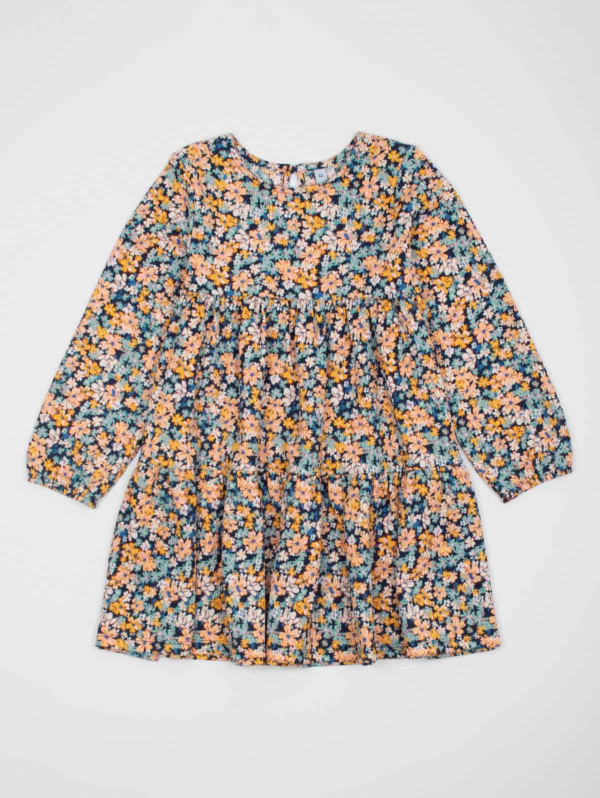 Robe fille maille crépon liberty | MaBoutiquePlus
