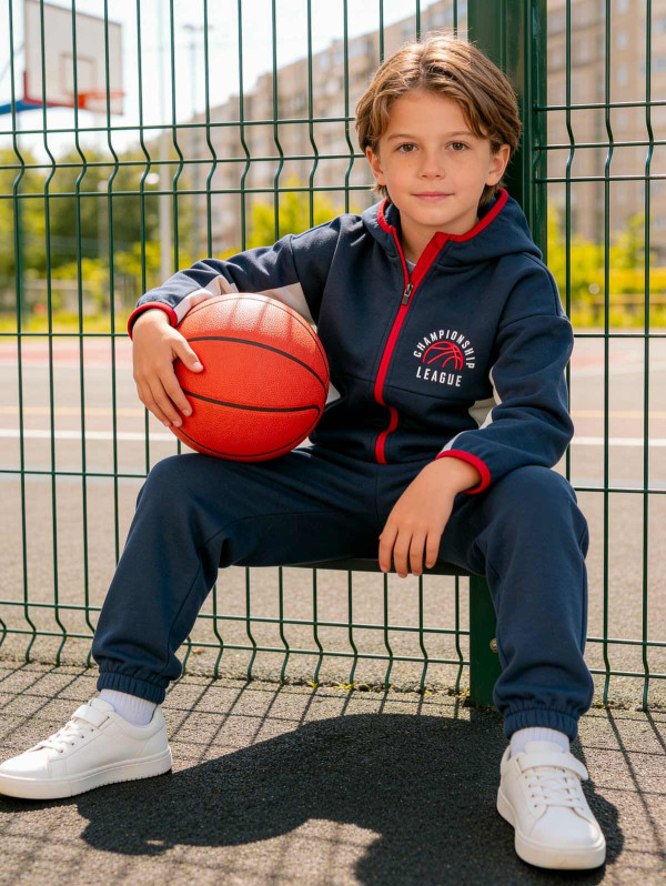Veste à capuche zip sport garçon | MaBoutiquePlus