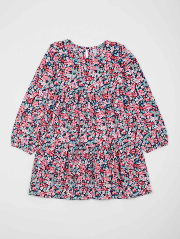 Robe fille maille crépon liberty | MaBoutiquePlus