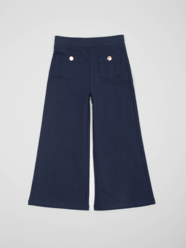 Pantalon uni bootcut