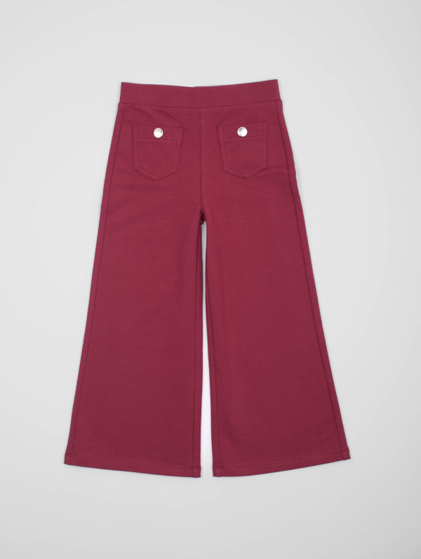 Pantalon uni bootcut