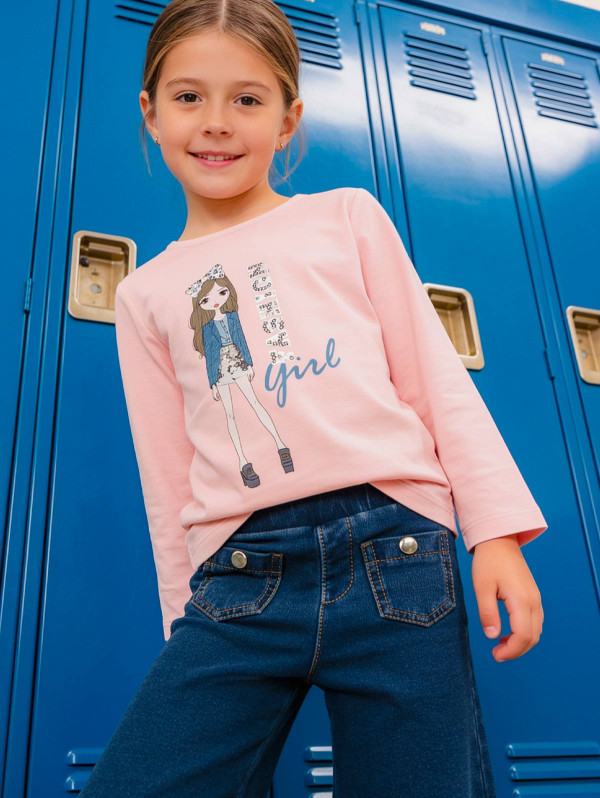 Tee-shirt silhouette "Fashion Girl" | MaBoutiquePlus