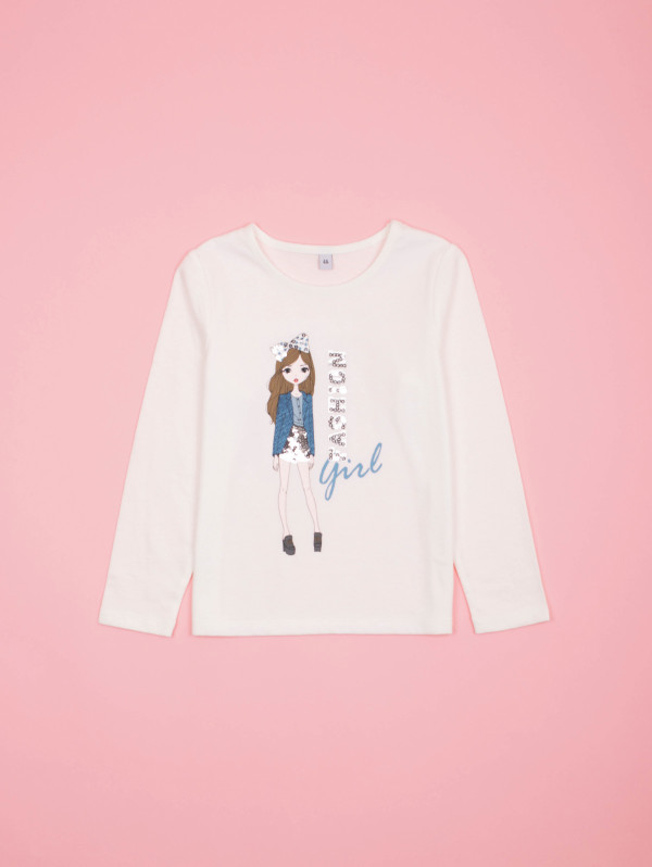 Tee-shirt silhouette "Fashion Girl" | MaBoutiquePlus