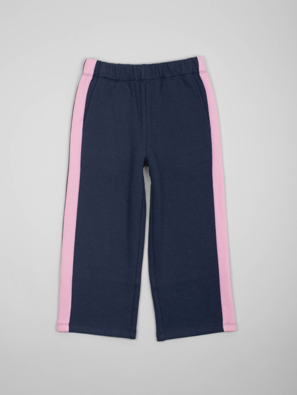 Pantalon fille molleton bicolore | MaBoutiquePlus
