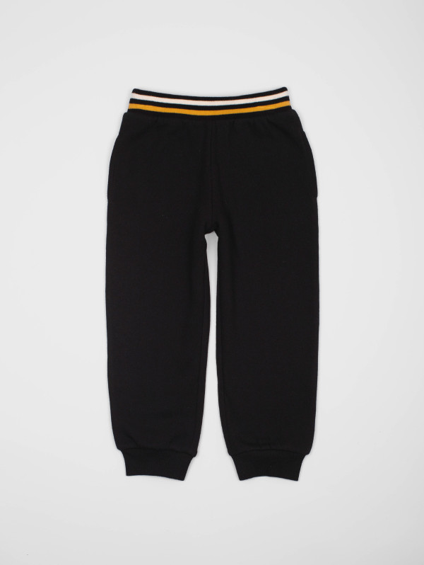 Pantalon garçon molleton ceinture rayée | MaBoutiquePlus