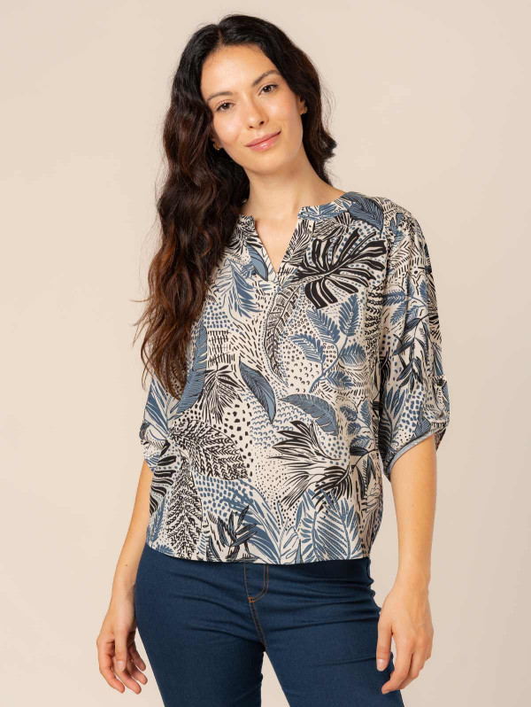 Top femme imprimé feuillage | MaBoutiquePlus