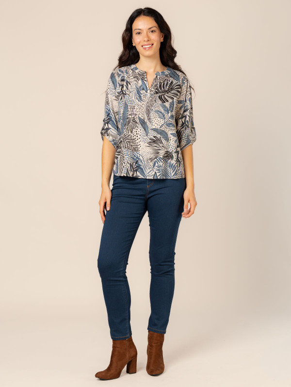 Top femme imprimé feuillage | MaBoutiquePlus