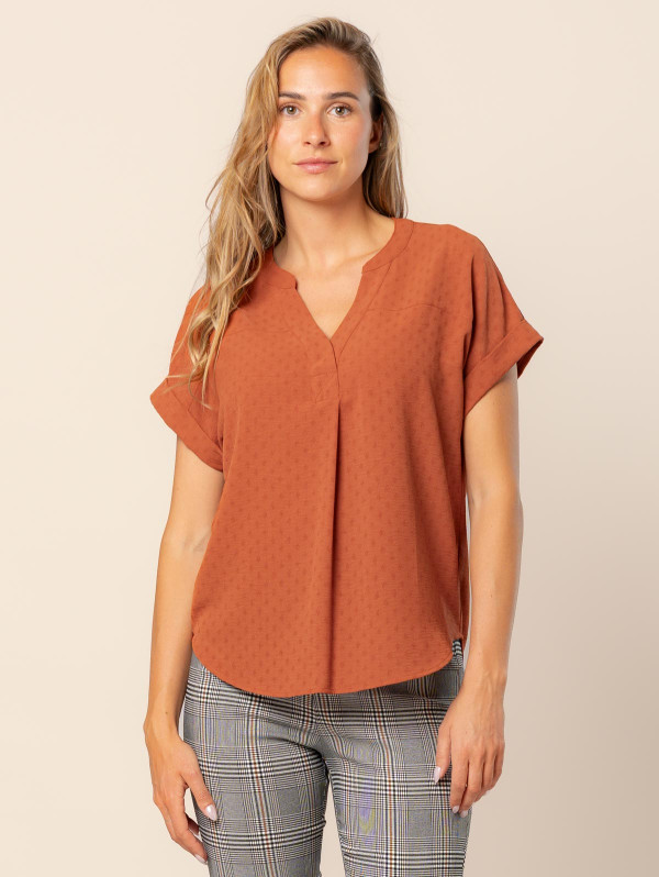 Top jacquard fantaisie | MaBoutiquePlus