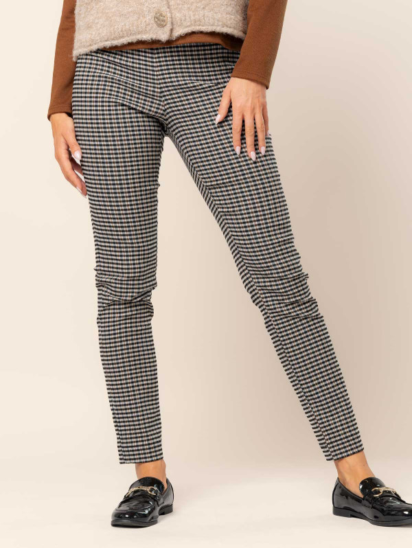 Jegging bengaline vichy femme | MaBoutiquePlus